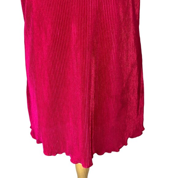 Rolla Coster Dress Womens Small Pink Lined Textured Tie Neck Short New - Picture 4 of 9